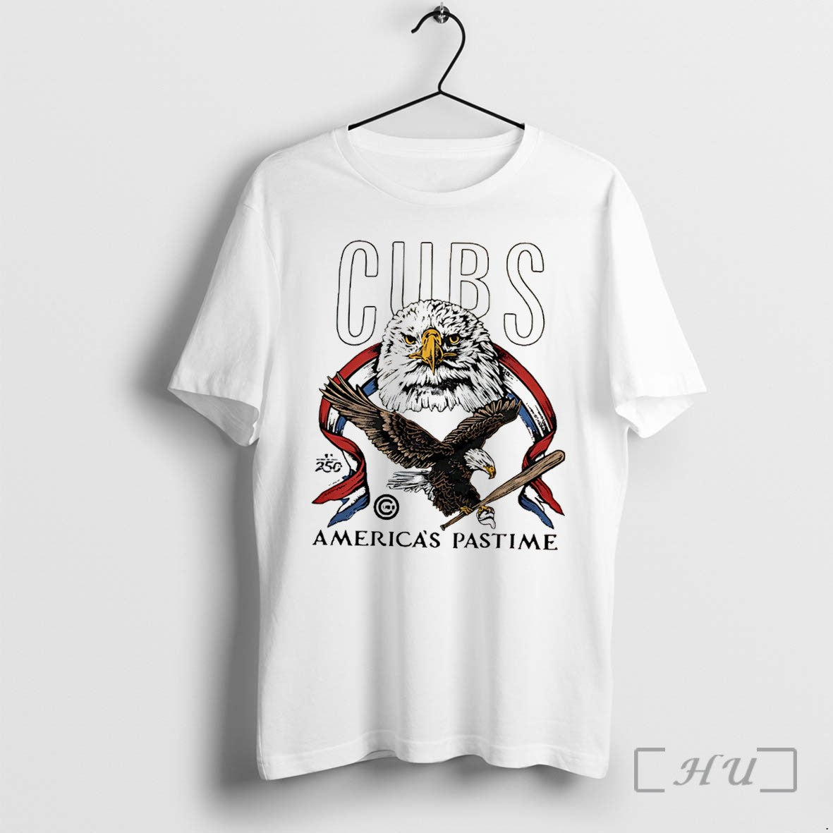 Officials Chicago Cubs Americas Pastime 250th Tri Blend Tee