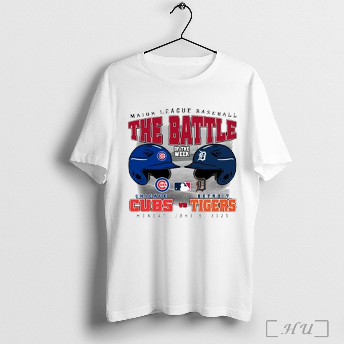 Officials Chicago Cubs Vs Detroit Tigers The Battle Of The Week Monday June 9 2025 T Shirt Sweatshirt Hoodie | PureTeeCo.com