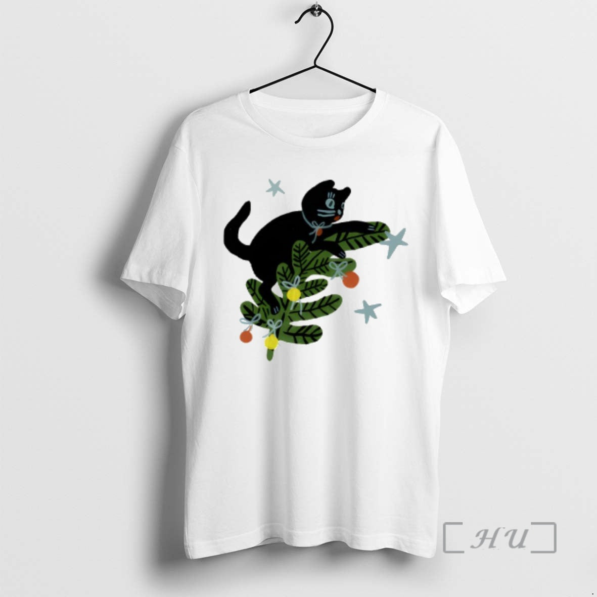 Officials Christmas Tree Cat Yarrow Goods T-Shirts, Hoodie, Sweatshirt | PureTeeCo.com