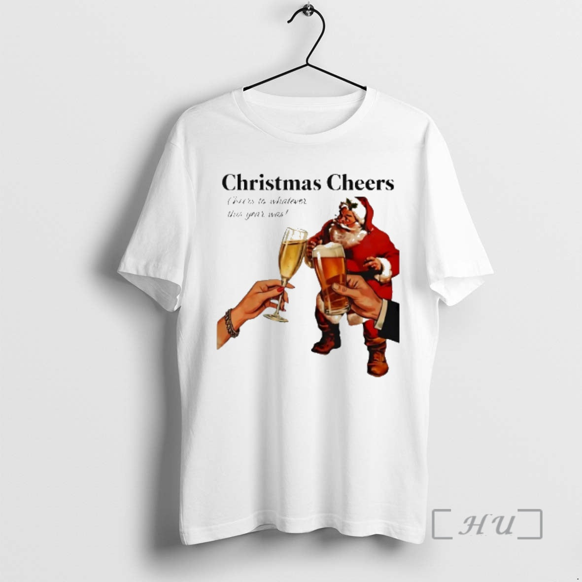 Officials Christmas Cheers To Whatever This Year Was Santa T-Shirts, Hoodie, Sweatshirt | PureTeeCo.com