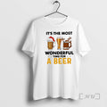 Officials Christmas Red Bow Reindeer Its The Most Wonderful Time For A Beer Premium T-Shirts, Hoodie, Sweatshirt