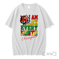 Officials Cincinnati Bengals I Am Black Every Month Juneteenth Logo Tee Premium T Shirts Sweater