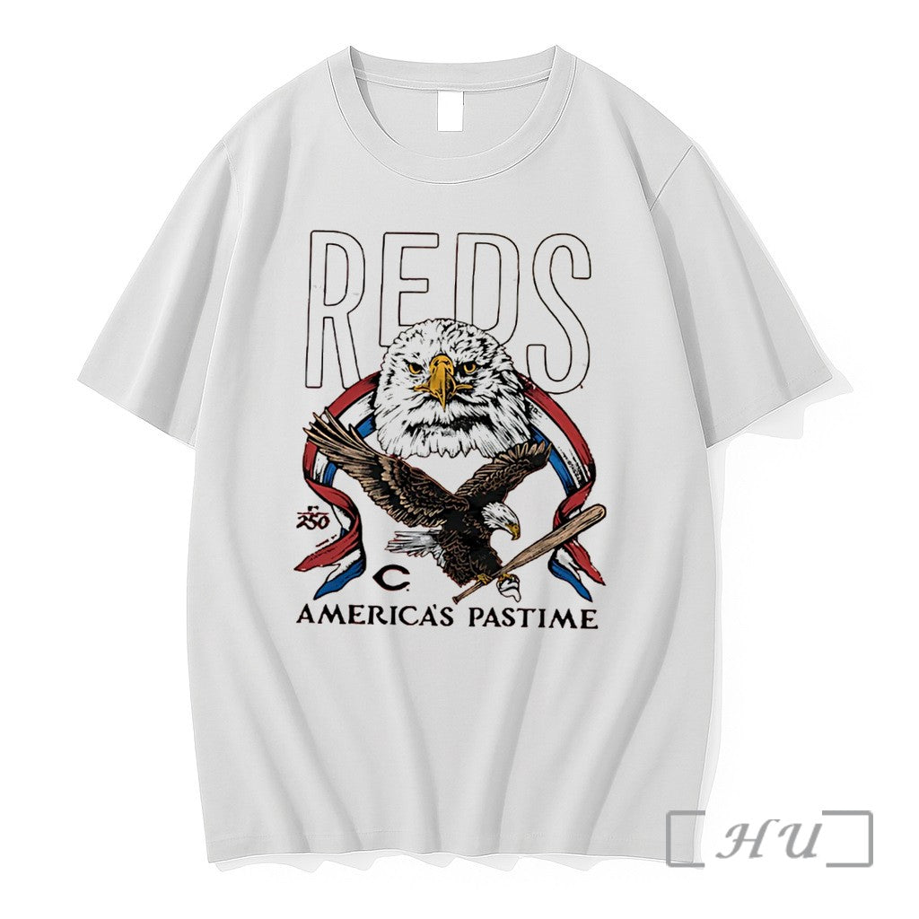 Officials Cincinnati Reds Americas Pastime 250th Tri Blend Tee