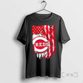 Officials Cincinnati Reds Baseball X American Flag T-Shirts, Hoodie, Sweatshirt | PureTeeCo.com