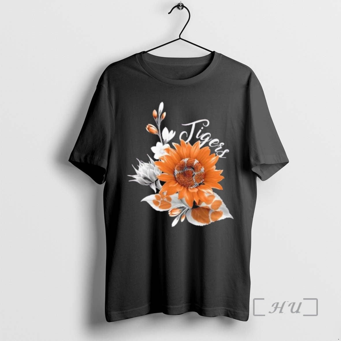 Officials Clemson Tigers Football X Sunflower Floral T-Shirts, Hoodie, Sweatshirt | PureTeeCo.com