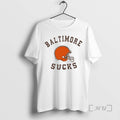 Officials Cleveland Browns Football Helmet Baltimore Sucks T-Shirts, Hoodie, Sweatshirt | PureTeeCo.com
