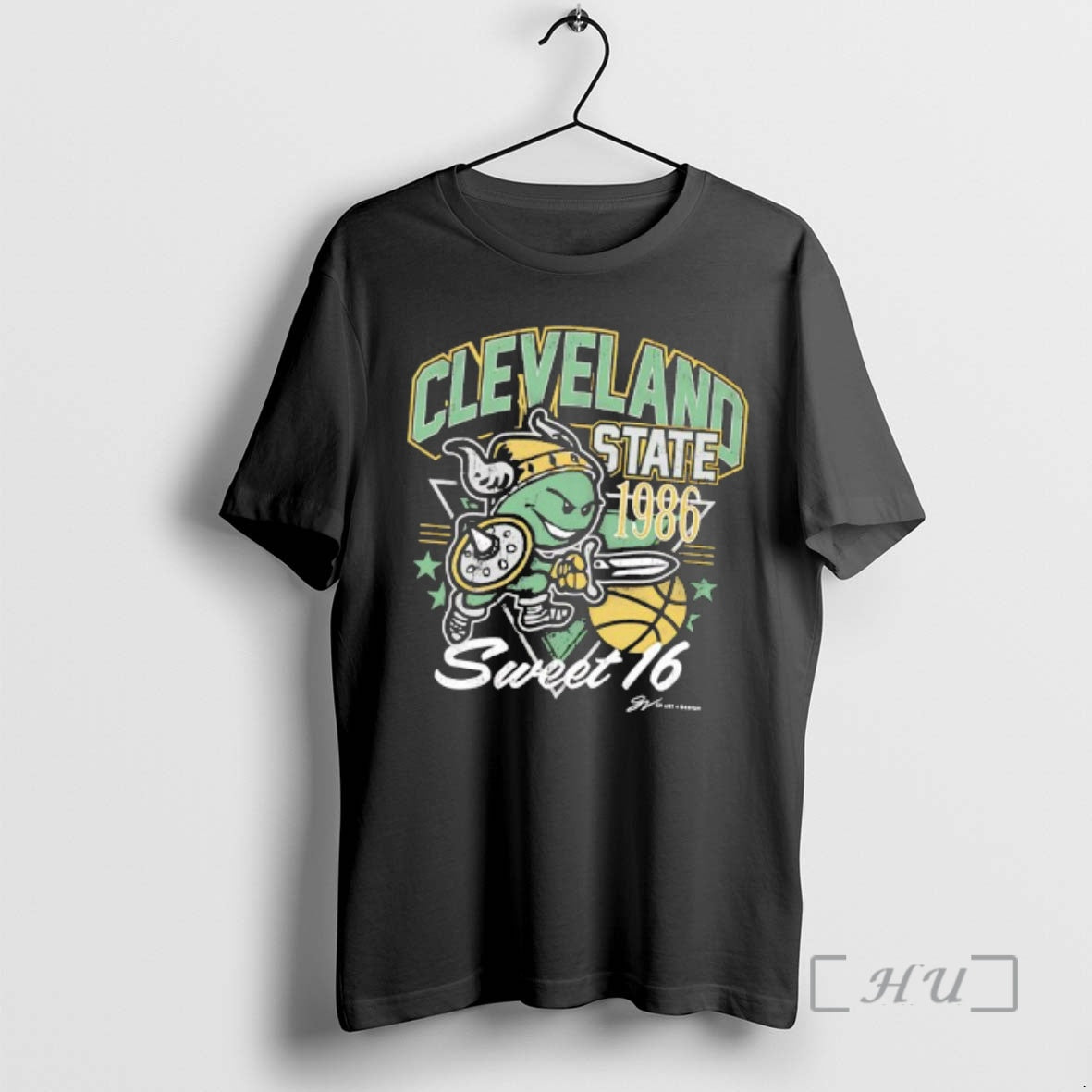Officials Cleveland State Vikings 1986 Sweet 16 Ncaa Tournament Run T-Shirts, Hoodie, Sweatshirt | PureTeeCo.com