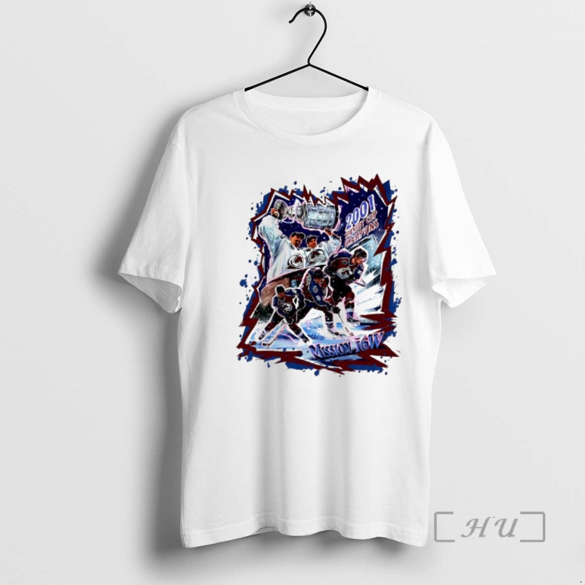 Officials Colorado Avalanche 2001 Stanley Cup Champions Mission 16w Graphic T-Shirts, Hoodie, Sweatshirt | PureTeeCo.com