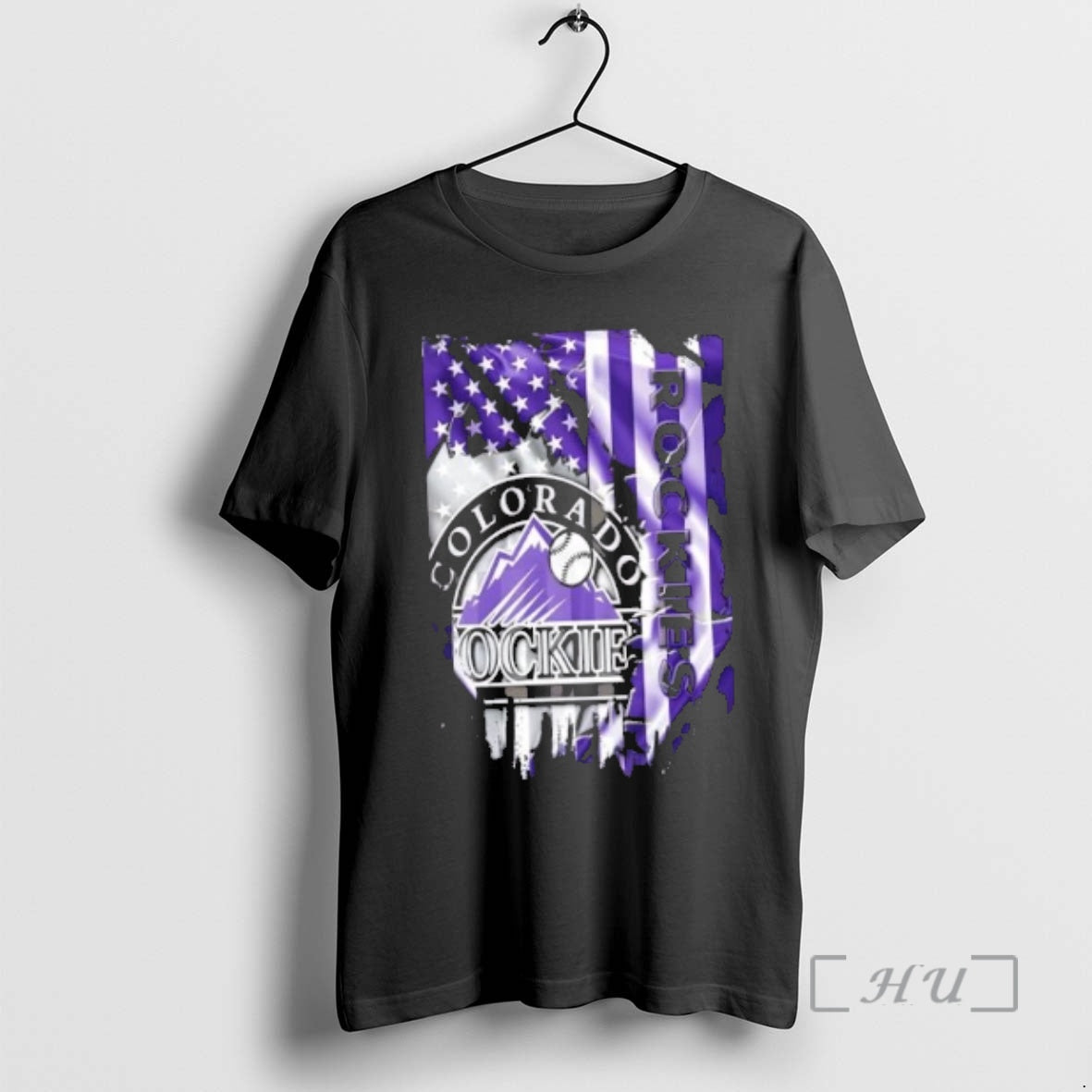 Officials Colorado Rockies Baseball X American Flag T-Shirts, Hoodie, Sweatshirt | PureTeeCo.com