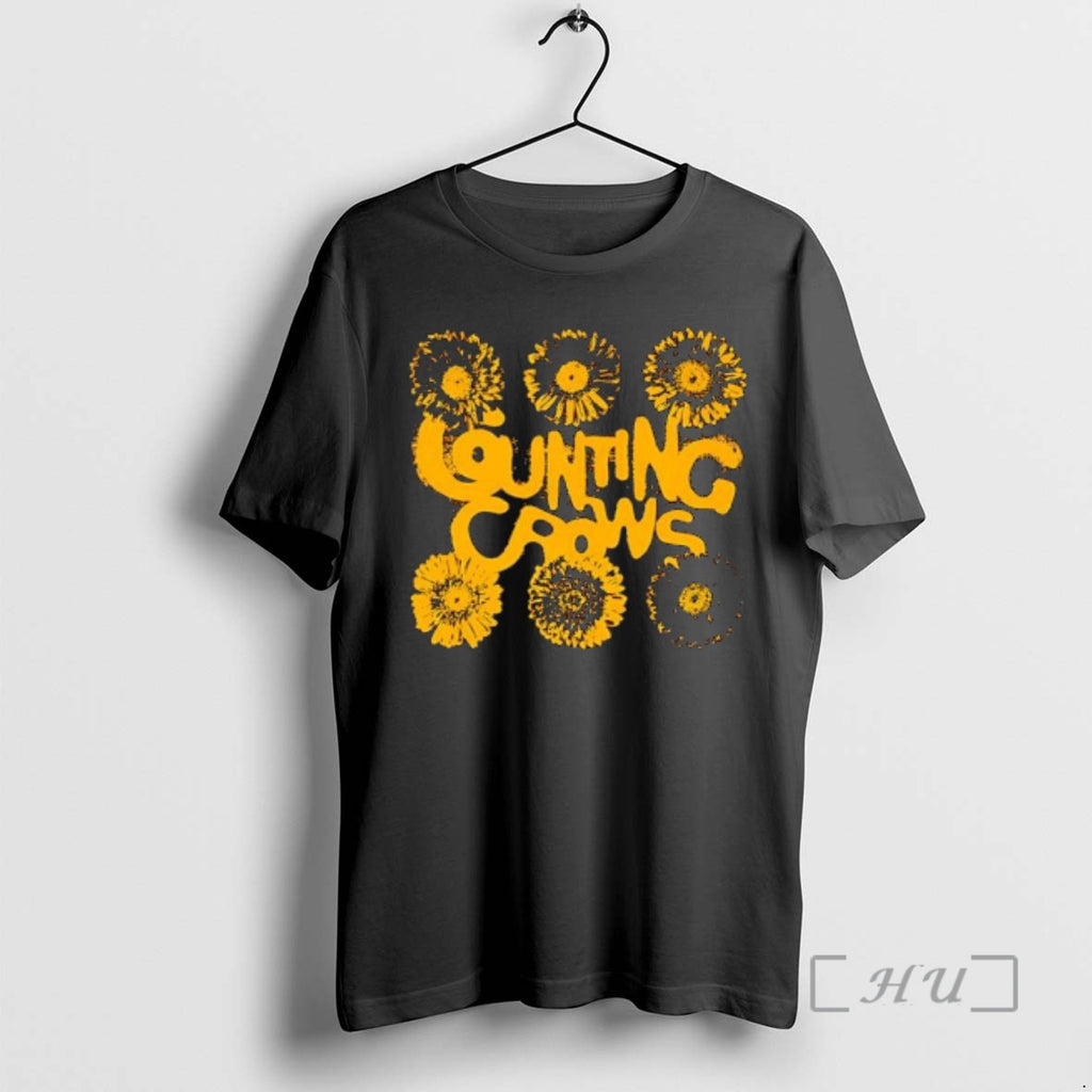 Officials Counting Crows Band 90s Flower T-Shirts, Hoodie, Sweatshirt | PureTeeCo.com