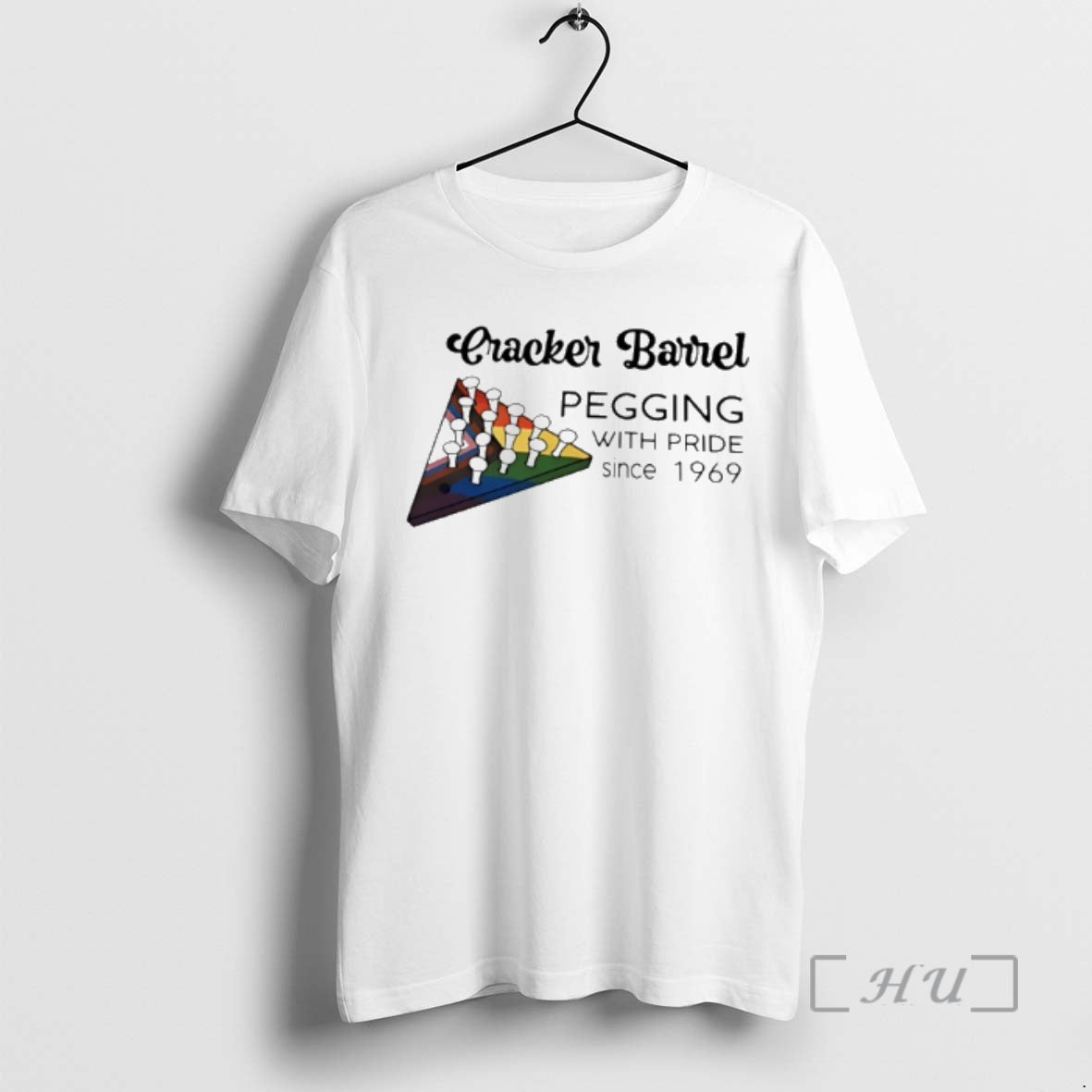 Officials Cracker Barrel Pegging With Pride Since 1969 Lgbtq T-Shirts, Hoodie, Sweatshirt | PureTeeCo.com