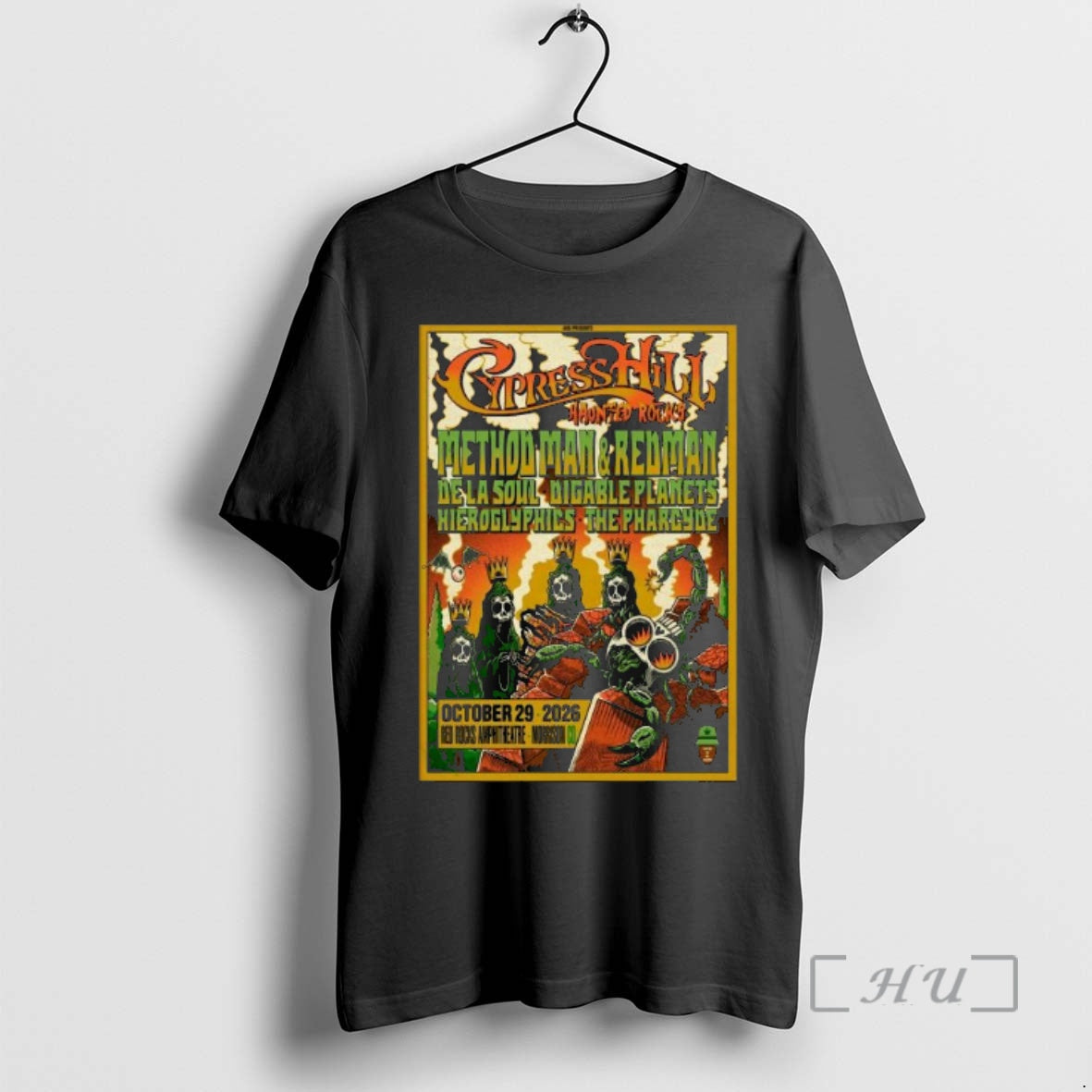 Officials Cypress Hill Oct 29 2026 At Red Rocks Amphitheatre Show Premium T Shirts Sweater Hoodie, Sweatshirt | PureTeeCo.com