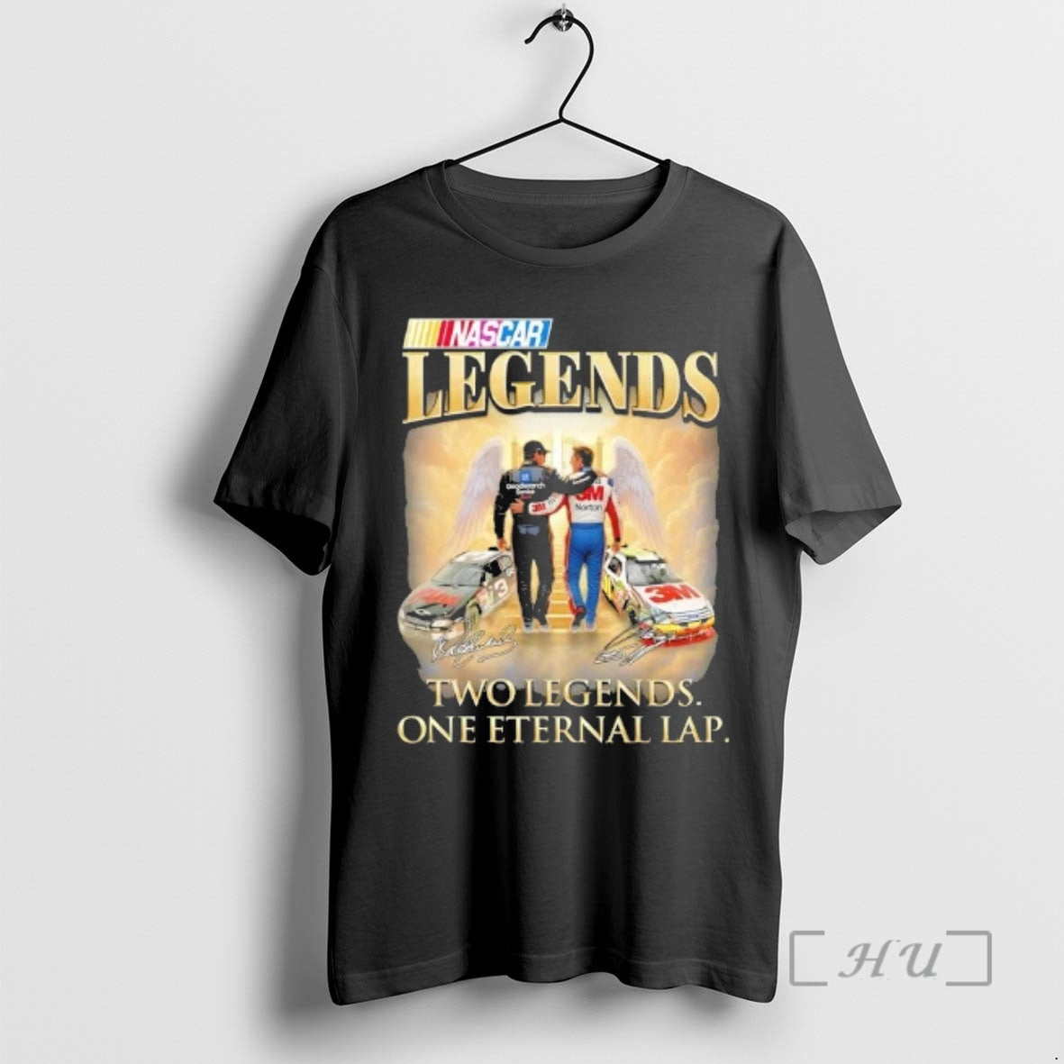 Officials Dale Earnhardt And Greg Biffle Nascar Legends Two Legends One Eternal Lap Signatures Premium T-Shirts, Hoodie,...