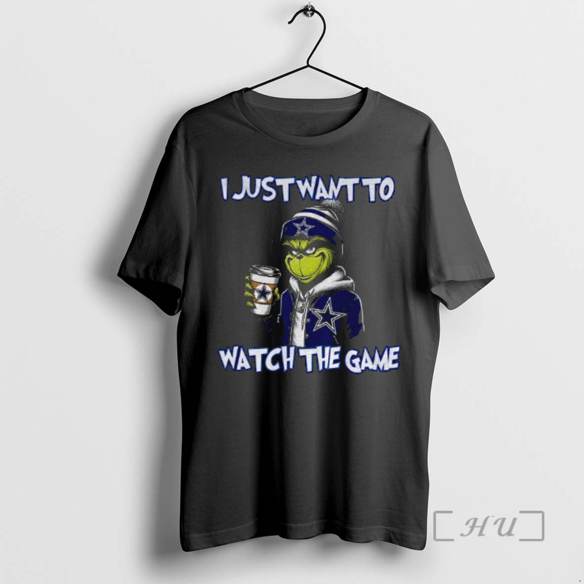 Officials Dallas Cowboys Grinch I Just Want To Watch The Game Christmas Premium T Shirts Hoodie, Sweatshirt | PureTeeCo.com
