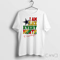 Officials Dallas Cowboys I Am Black Every Month Juneteenth Logo Tee Premium T Shirts Sweater