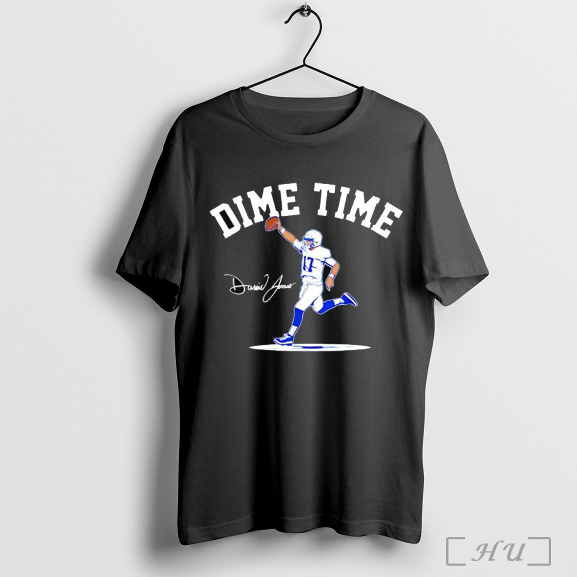 Officials Daniel Jones Indianapolis Colts Dime Time Signature T Shirt