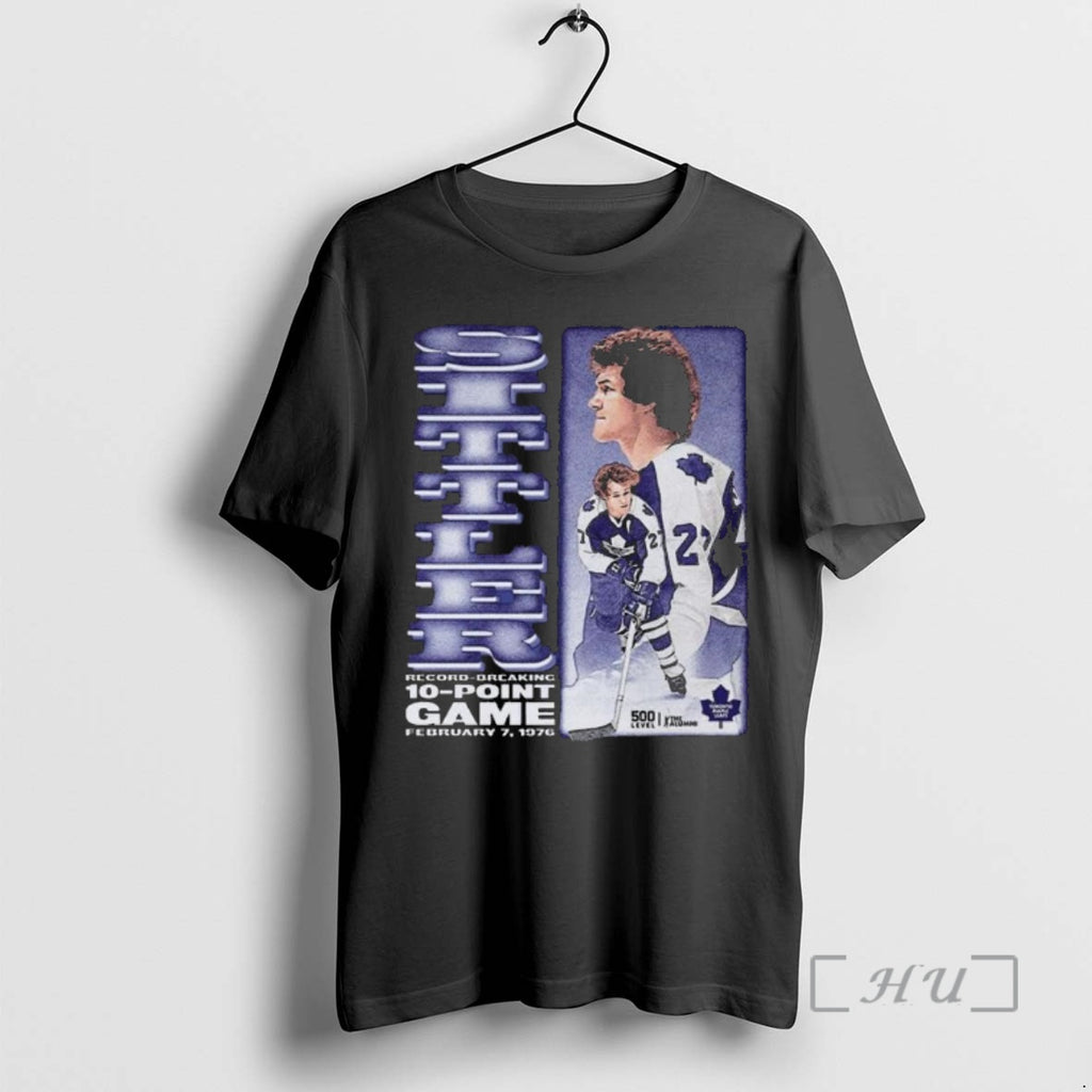 Officials Darryl Sittler 10 Point Game 50th Anniversary Premium T Shirts Sweater Hoodie 2 Sweatshirt | PureTeeCo.com