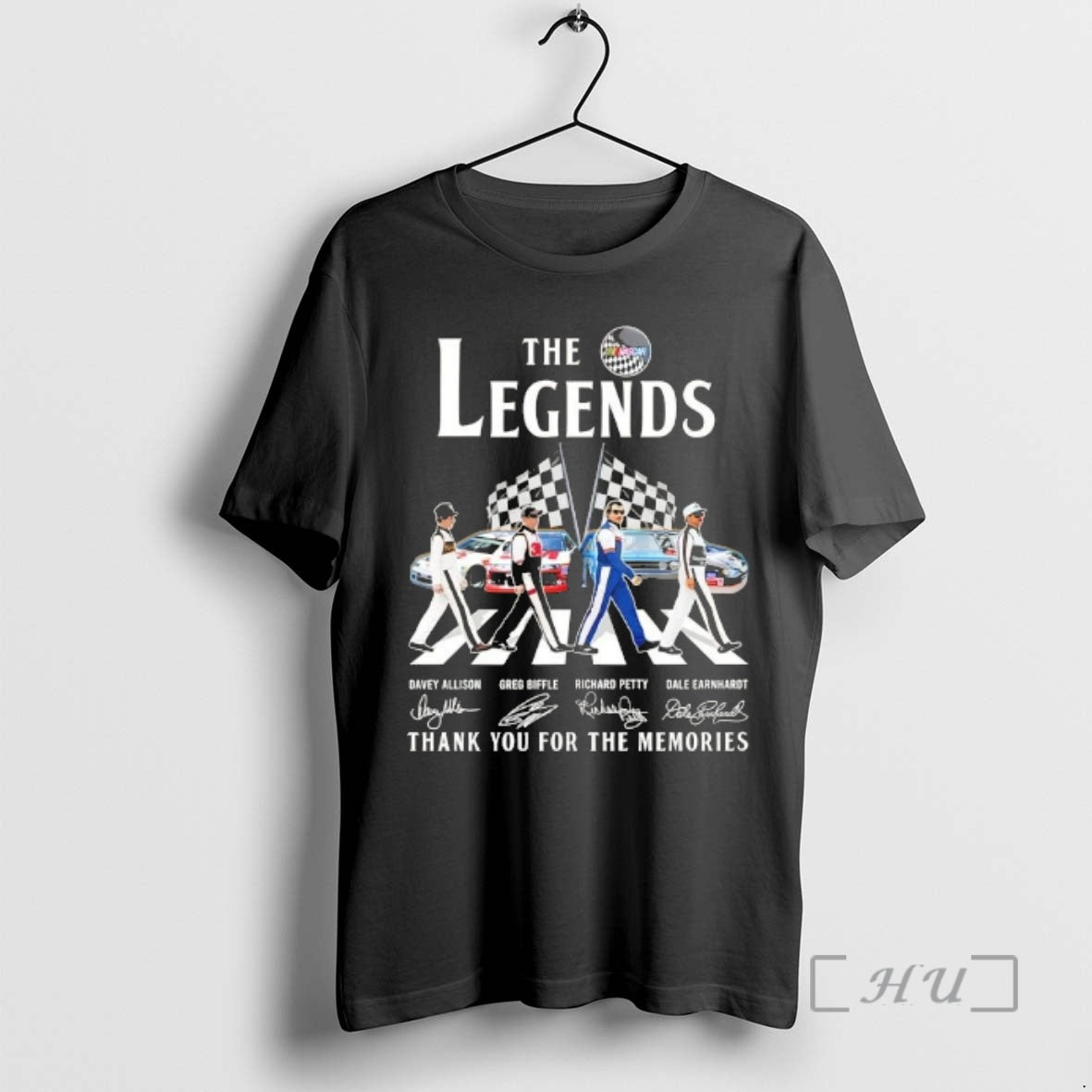 Officials Davey Allison And Legends Abbey Road Thank You For The Memories Signatures Premium T-Shirts, Hoodie, Sweatshirt