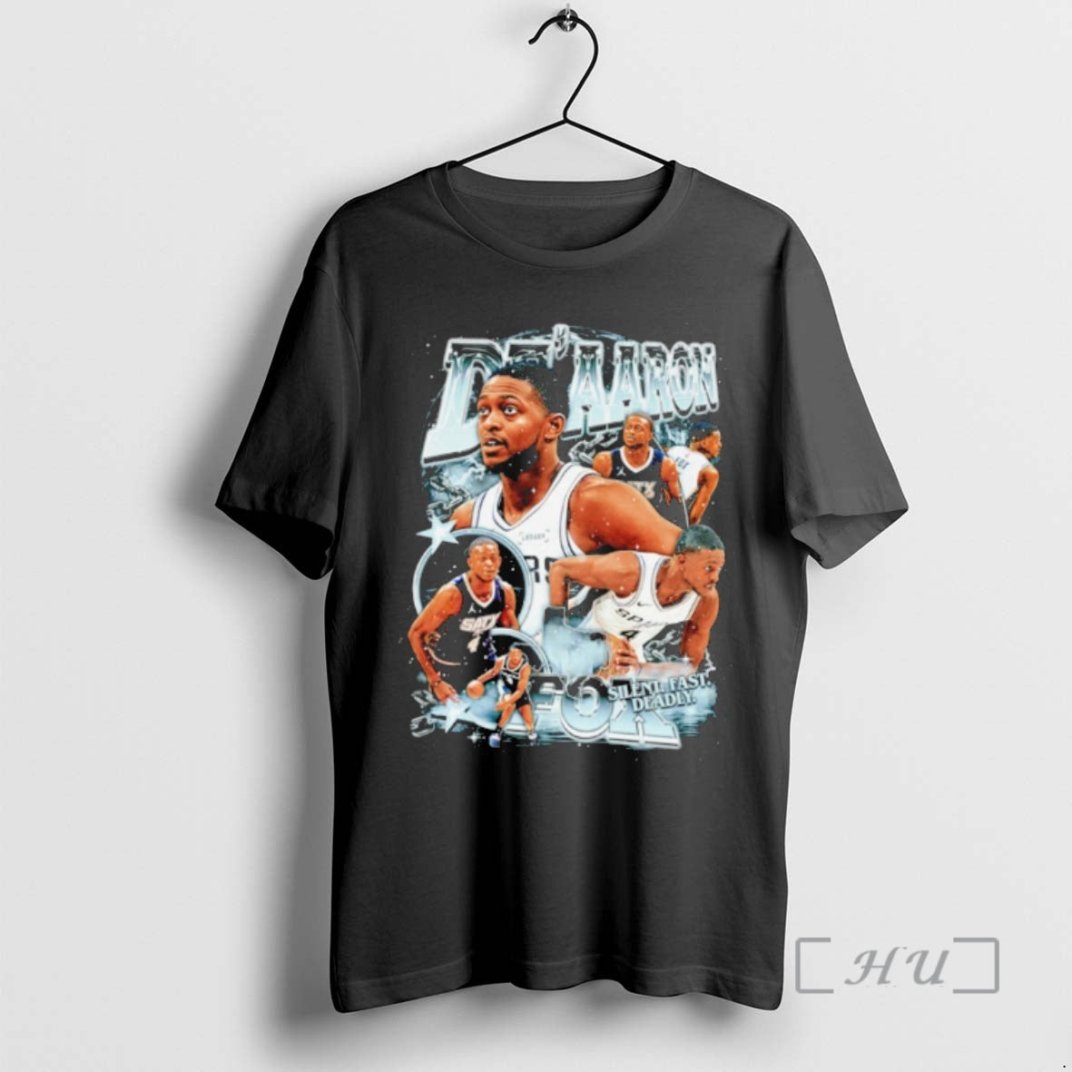 Officials Deaaron Fox San Antonio Spurs Nba Silent Fast Deadly T-Shirts, Hoodie, Sweatshirt | PureTeeCo.com