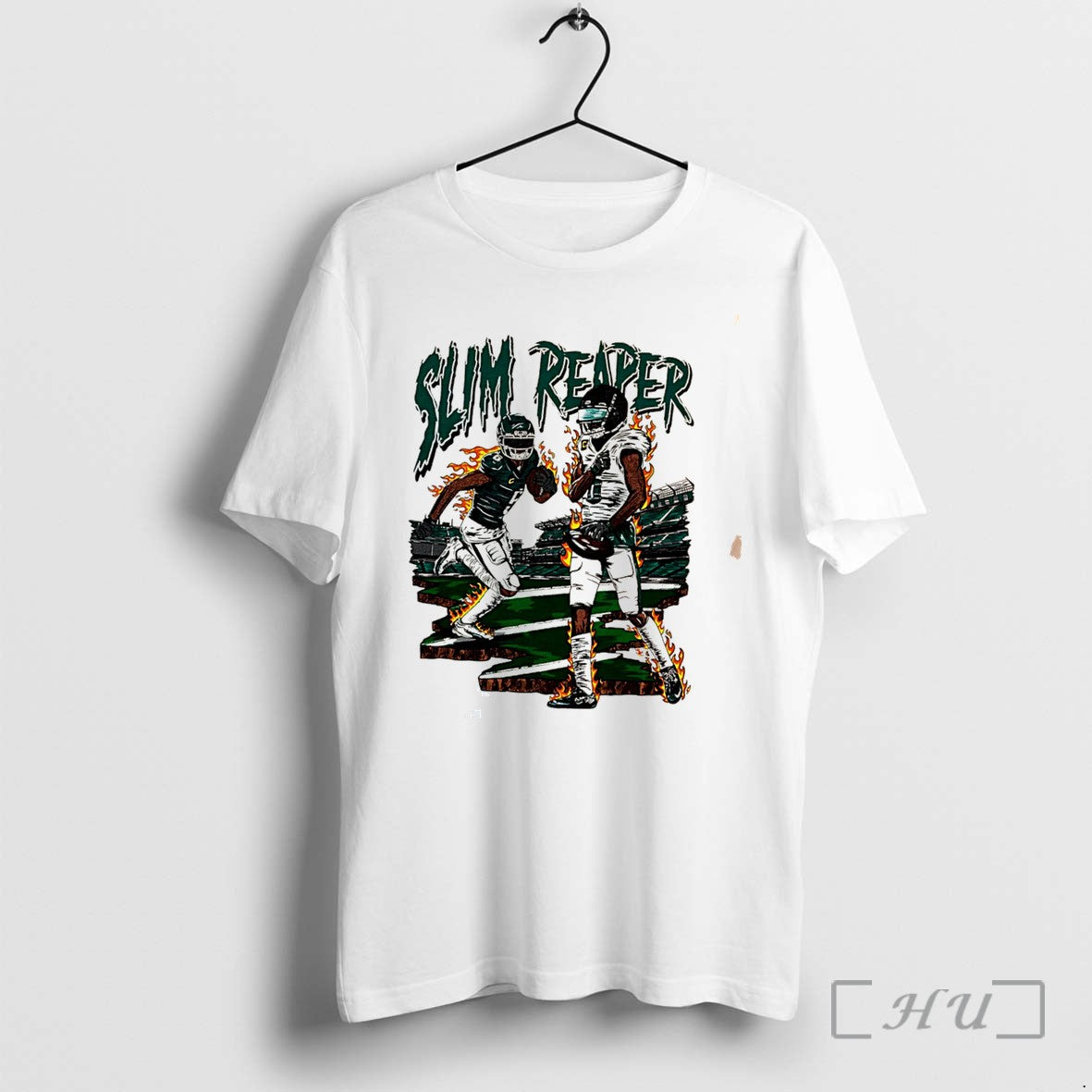 Officials Devonta Smith Philadelphia Eagles Slim Reaper Tee