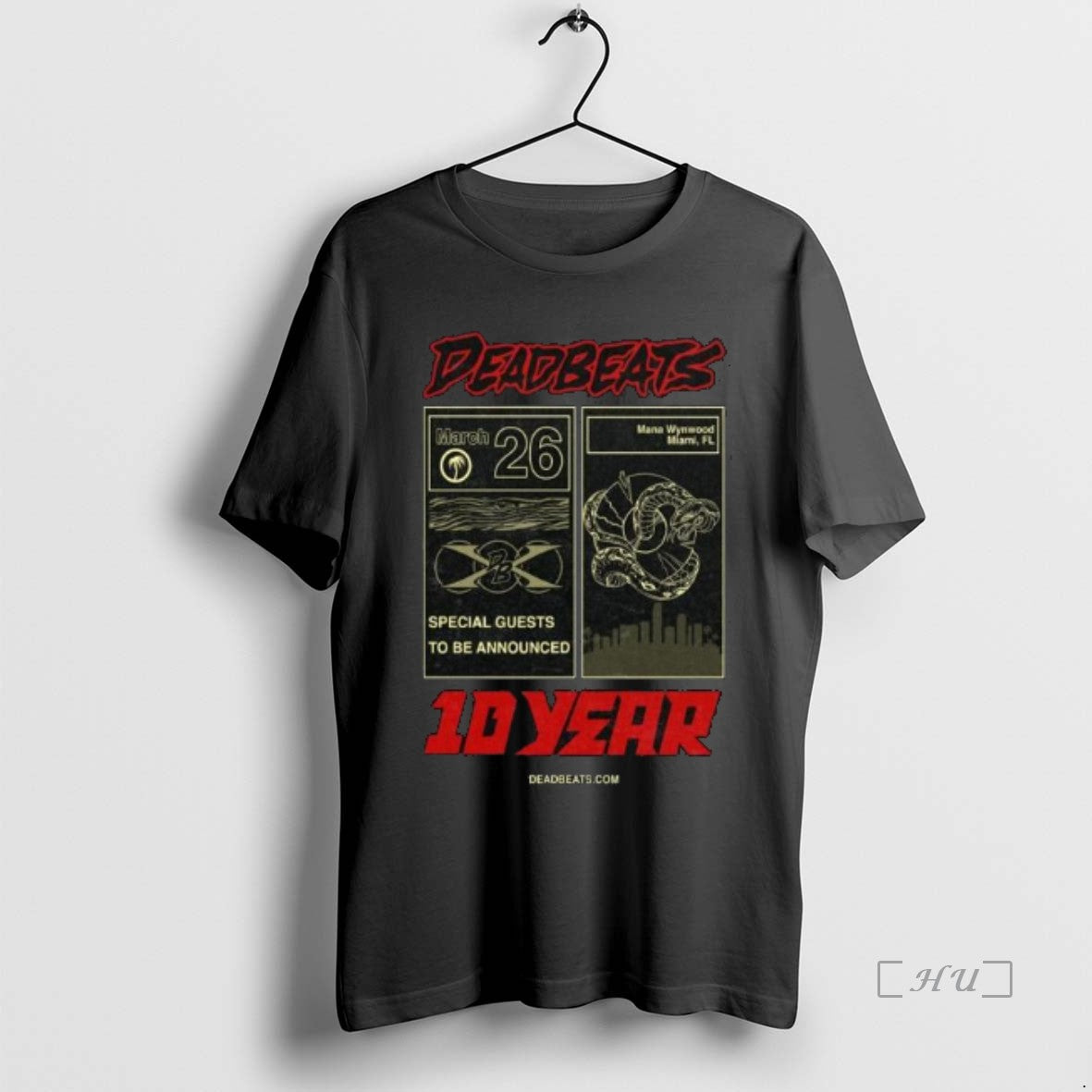 Officials Deadbeats Mana Wynwood Miami Fl March 26 2026 Concert Long Sleve Premium T Shirts Hoodie, Sweatshirt