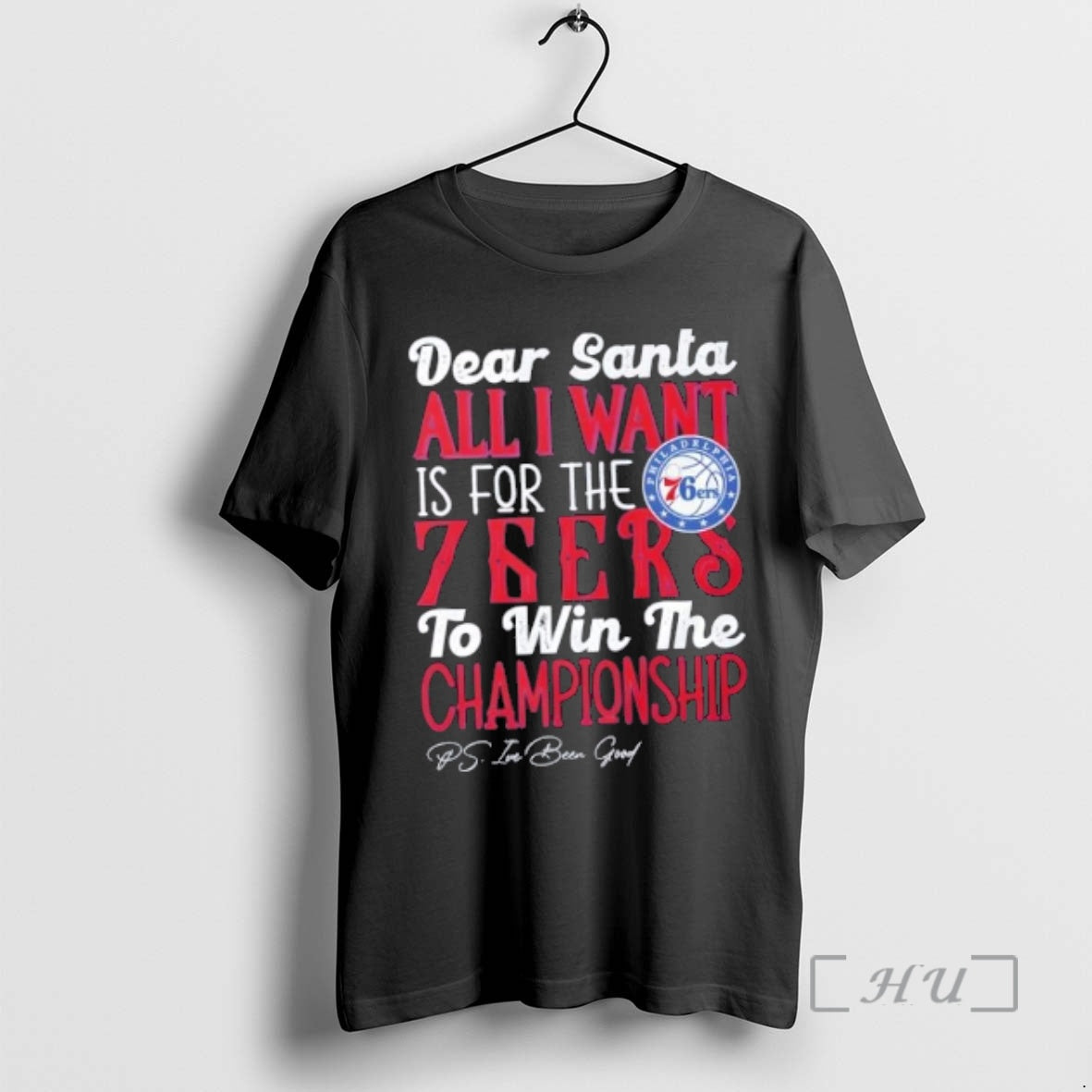 Officials Dear Santa All I Want Is For The Philadelphia 76ers To Win The Championship T-Shirts, Hoodie, Sweatshirt