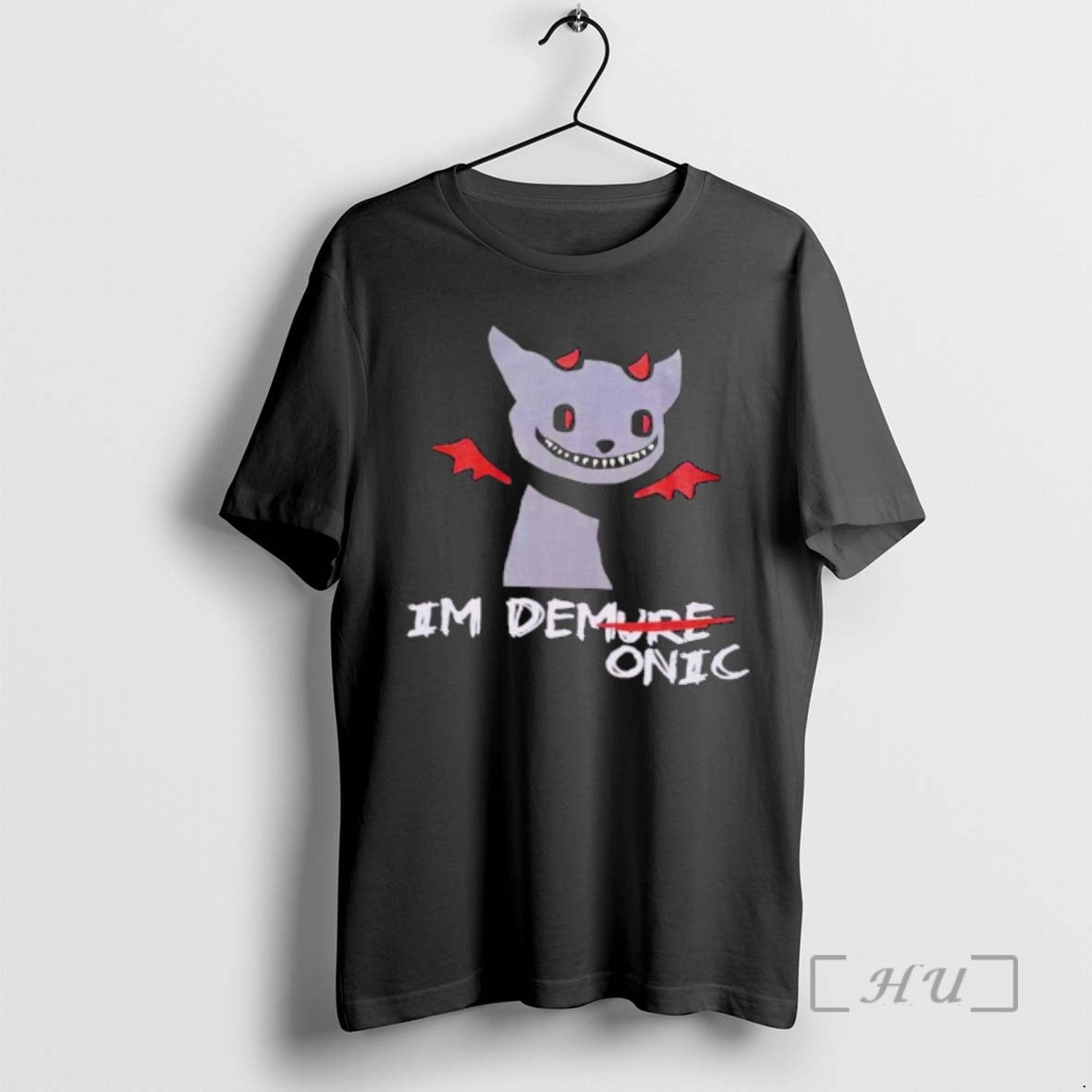 Officials Demure Demonic Cat T-Shirts, Hoodie, Sweatshirt | PureTeeCo.com