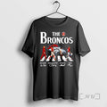 Officials Denver Bs The Broncos With Abbey Road Players Signatures T-Shirts, Hoodie, Sweatshirt | PureTeeCo.com