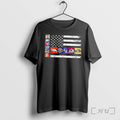 Officials Denver Sports Teams Logos Flag Tee
