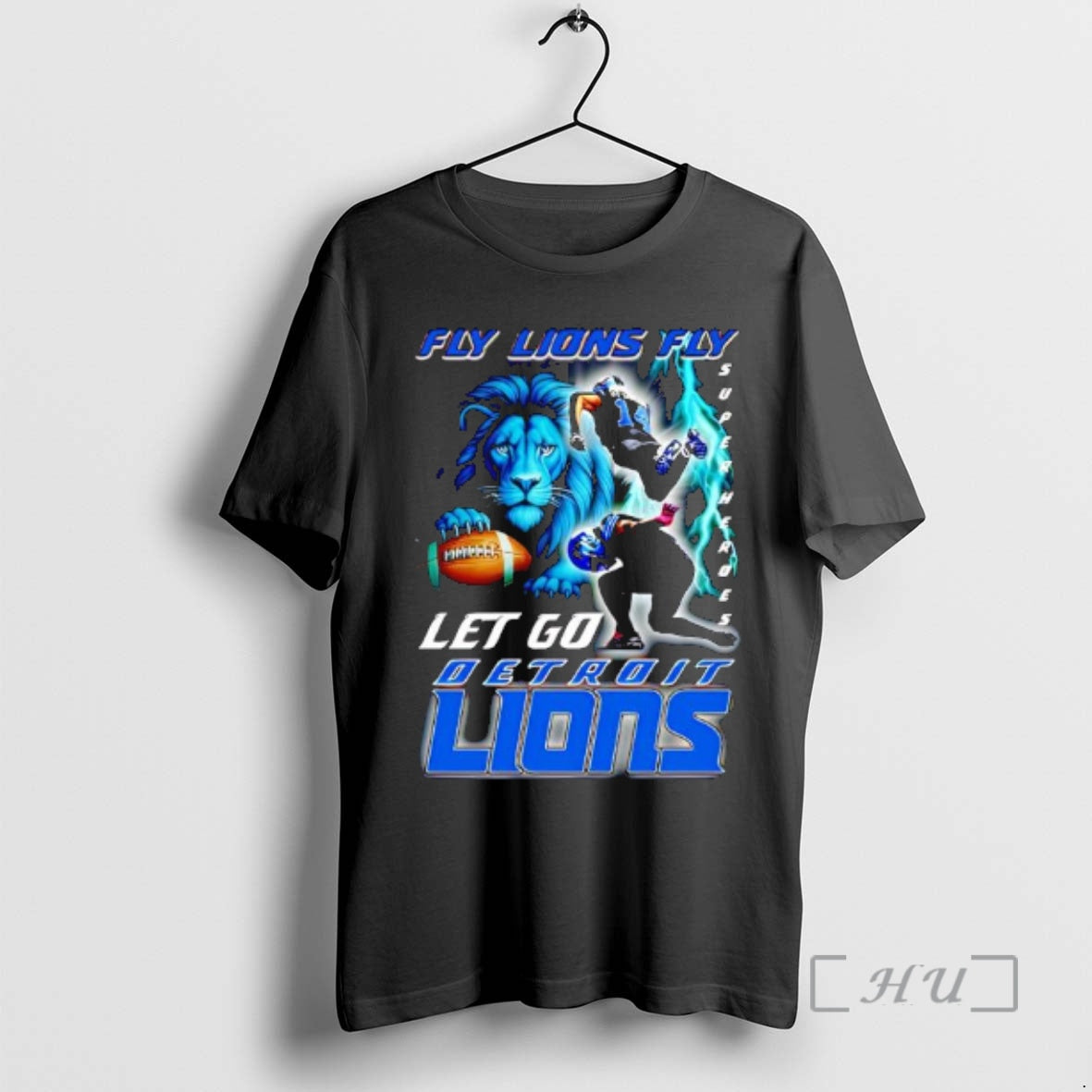 Officials Detroit Lions Fly Lions Fly Let Go Jahmyr Gibbs And Amon Ra St Premium T-Shirts, Hoodie, Sweatshirt | PureTeeCo.com
