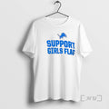 Officials Detroit Lions Hometown Support Girls Flag T-Shirts, Hoodie, Sweatshirt | PureTeeCo.com