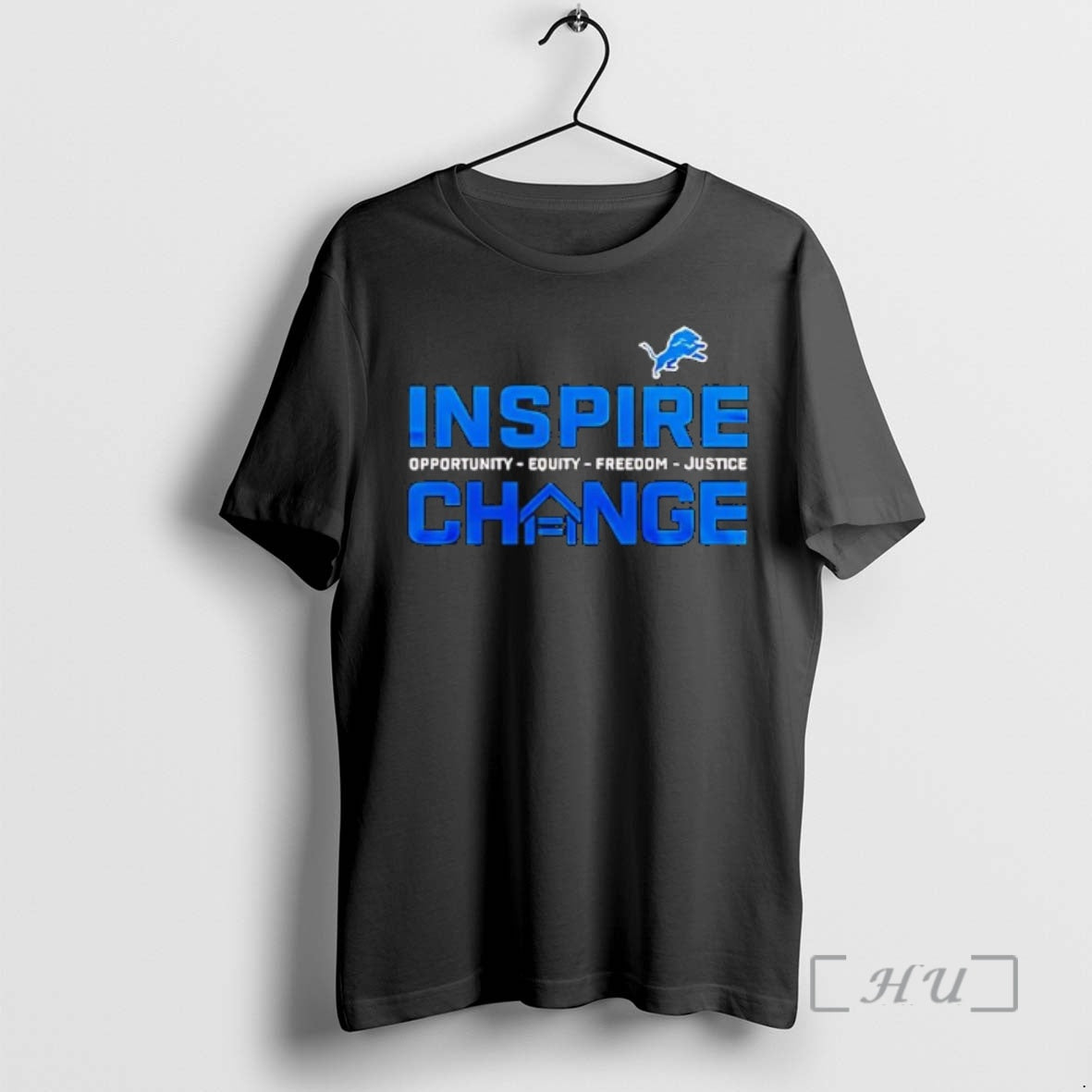Officials Detroit Lions X Inspire Change Logo T-Shirts, Hoodie, Sweatshirt | PureTeeCo.com