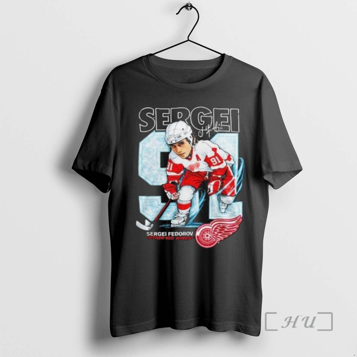 Officials Detroit Red Wings Sergei Fedorov Night 2026 Celebration T-Shirts, Hoodie, Sweatshirt | PureTeeCo.com