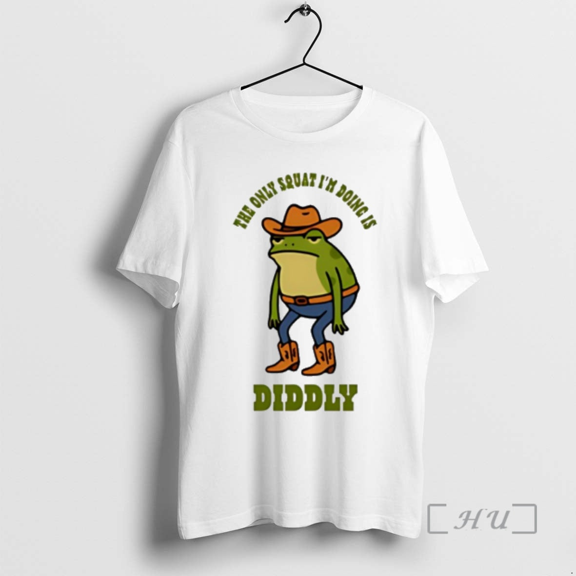 Officials Diddly The Only Squat Im Doing Is Diddly Frog T-Shirts, Hoodie, Sweatshirt | PureTeeCo.com