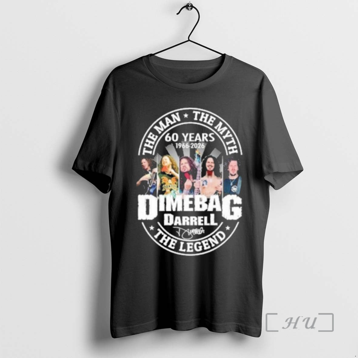 Officials Dimebag Darrell 60 Years 1966 2026 The Man The Myth The Legend Premium T-Shirts, Hoodie, Sweatshirt | PureTeeCo.com