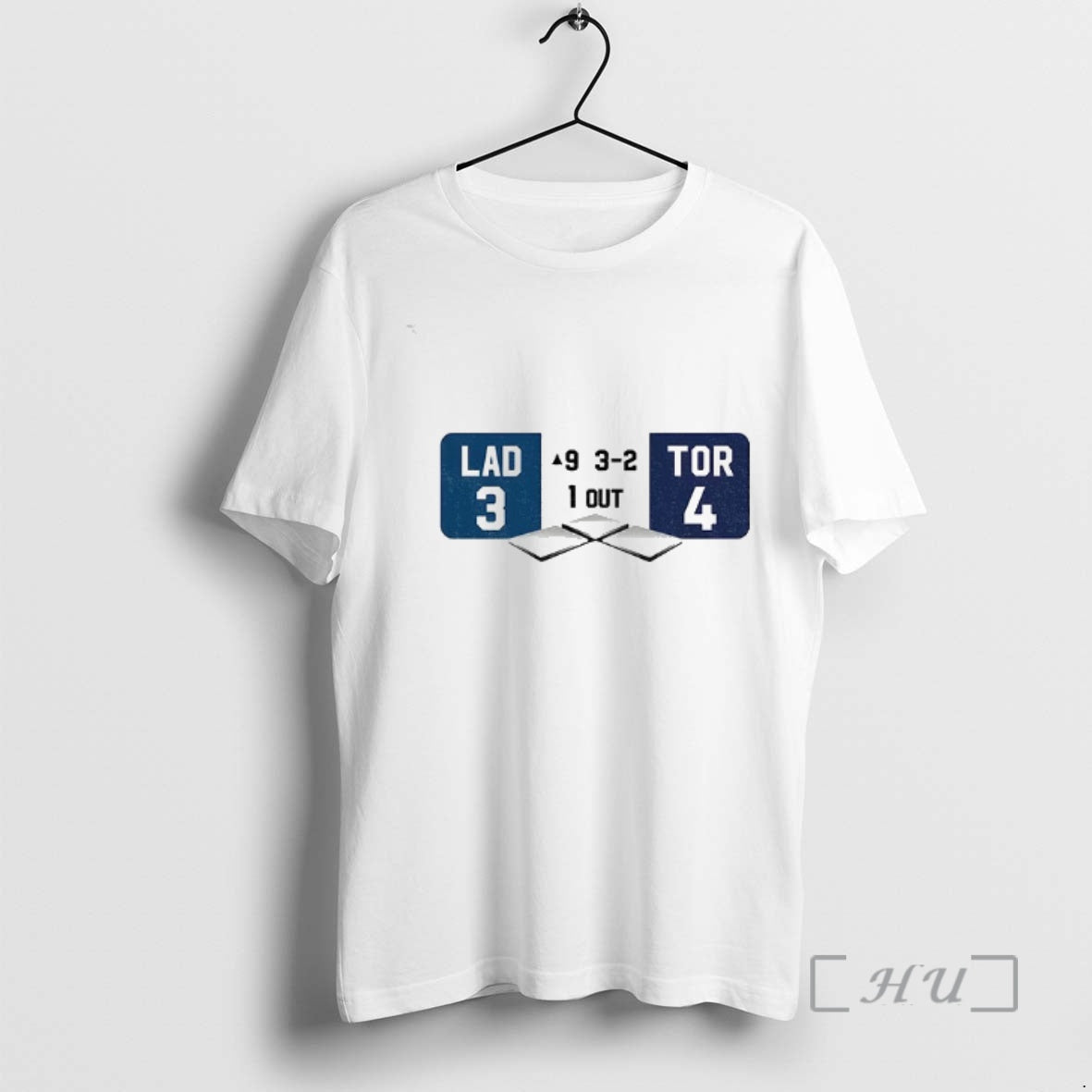 Officials Dodgers Blue Jays World Series Win Top Of The Ninth Score Lad 3 T-Shirts, Hoodie, Sweatshirt | PureTeeCo.com