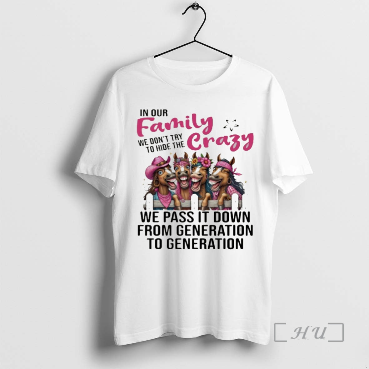 Officials Donkey In Our Family We Dont Try To Hide The Crazy Premium T Shirts Hoodie, Sweatshirt | PureTeeCo.com