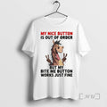 Officials Donkey My Nice Button Is Out Of Order But My Bite Me Button Works T-Shirts, Hoodie, Sweatshirt | PureTeeCo.com