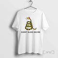 Officials Dont Sled On Me Snake Christmas Circle T-Shirts, Hoodie, Sweatshirt | PureTeeCo.com