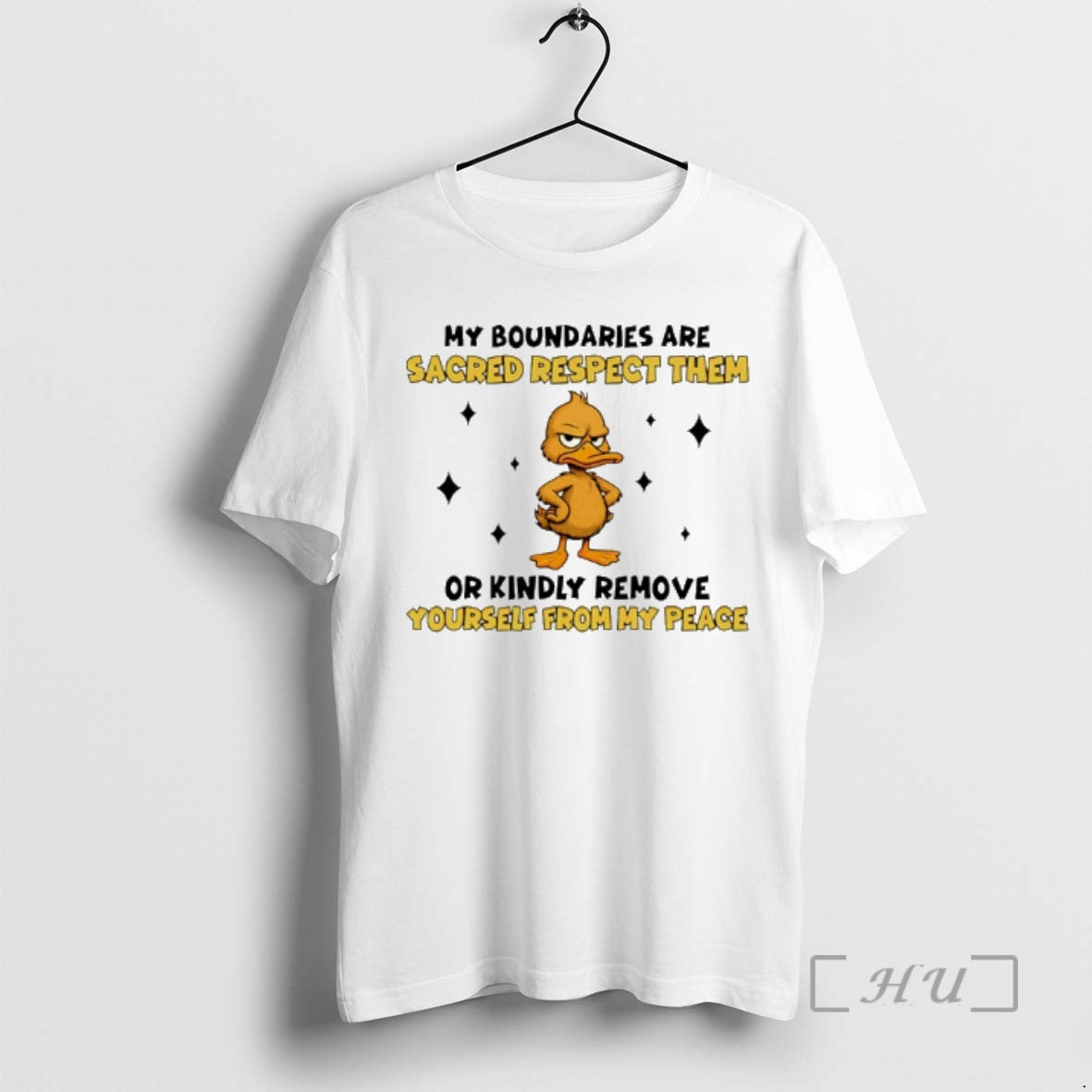 Officials Duck My Boundaries Are Sacred Respect Them Or Kindly Remove Yourself From My Peace T-Shirts, Hoodie, Sweatshirt