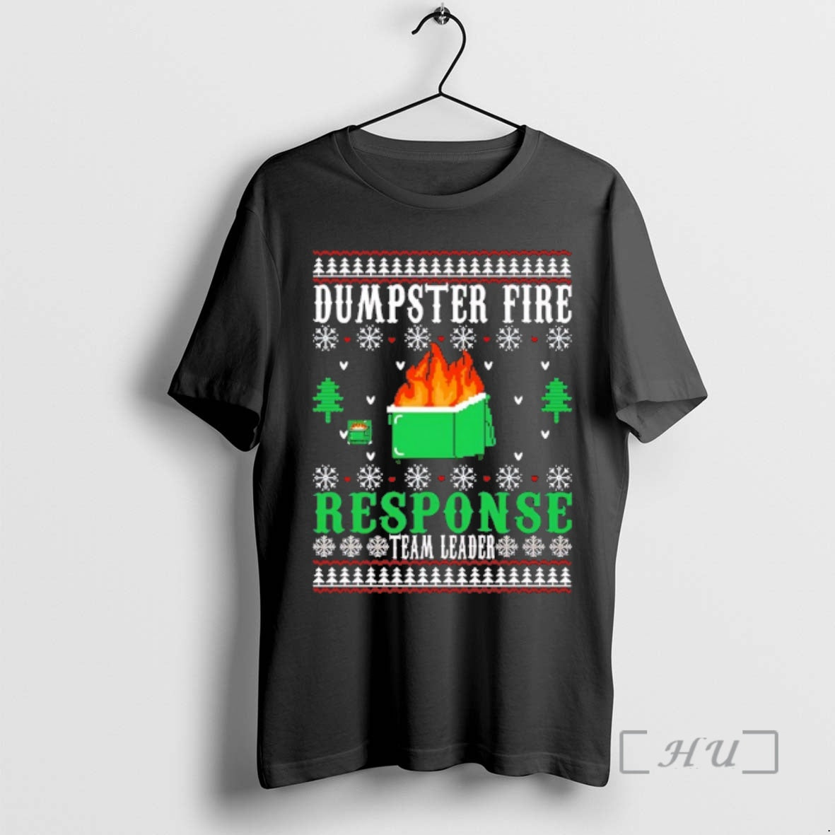 Officials Dumpster Fire Response Team Leader Christmas T-Shirts, Hoodie, Sweatshirt | PureTeeCo.com