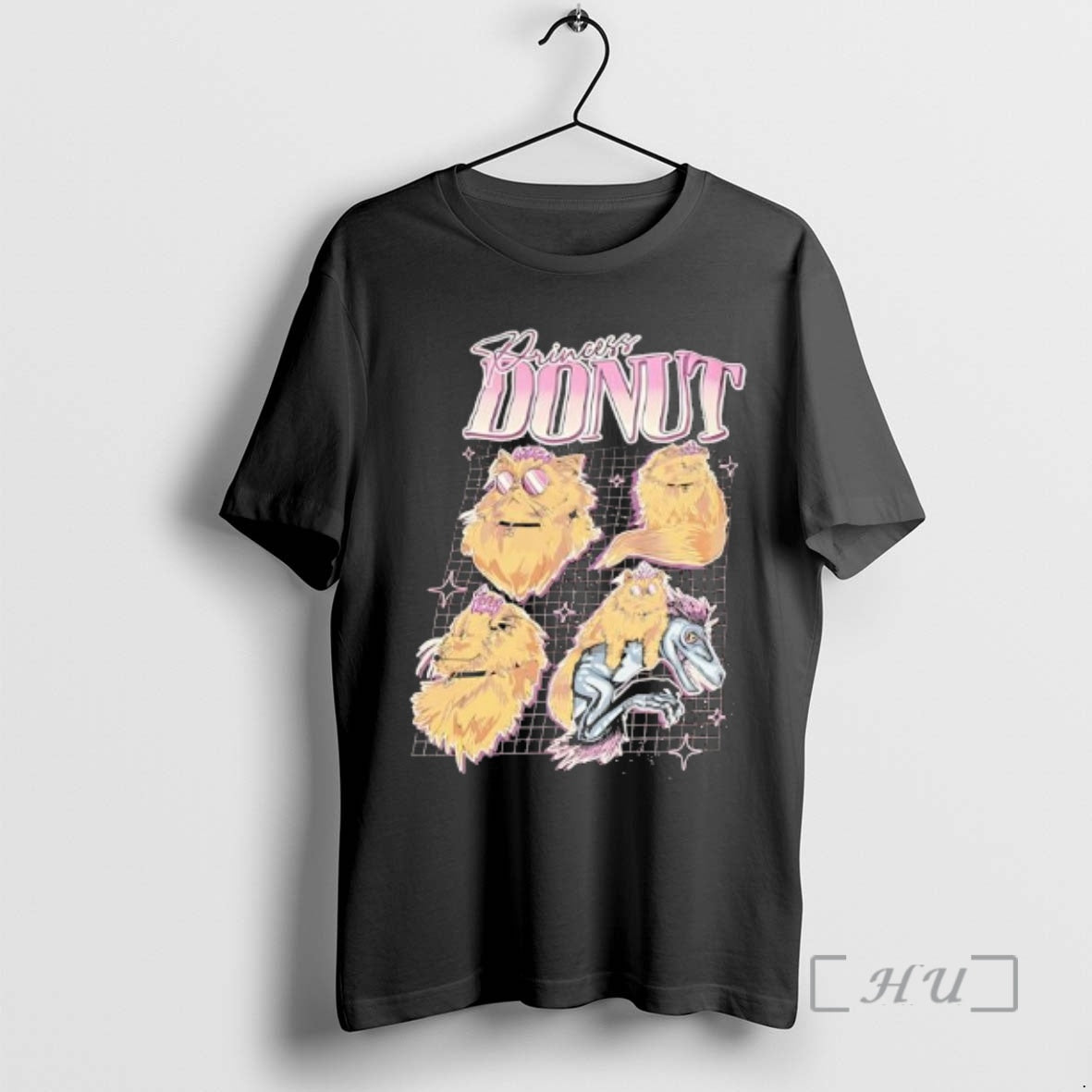 Officials Dungeon Crawler Carl Princess Donut Collage Graphic T-Shirts, Hoodie, Sweatshirt | PureTeeCo.com