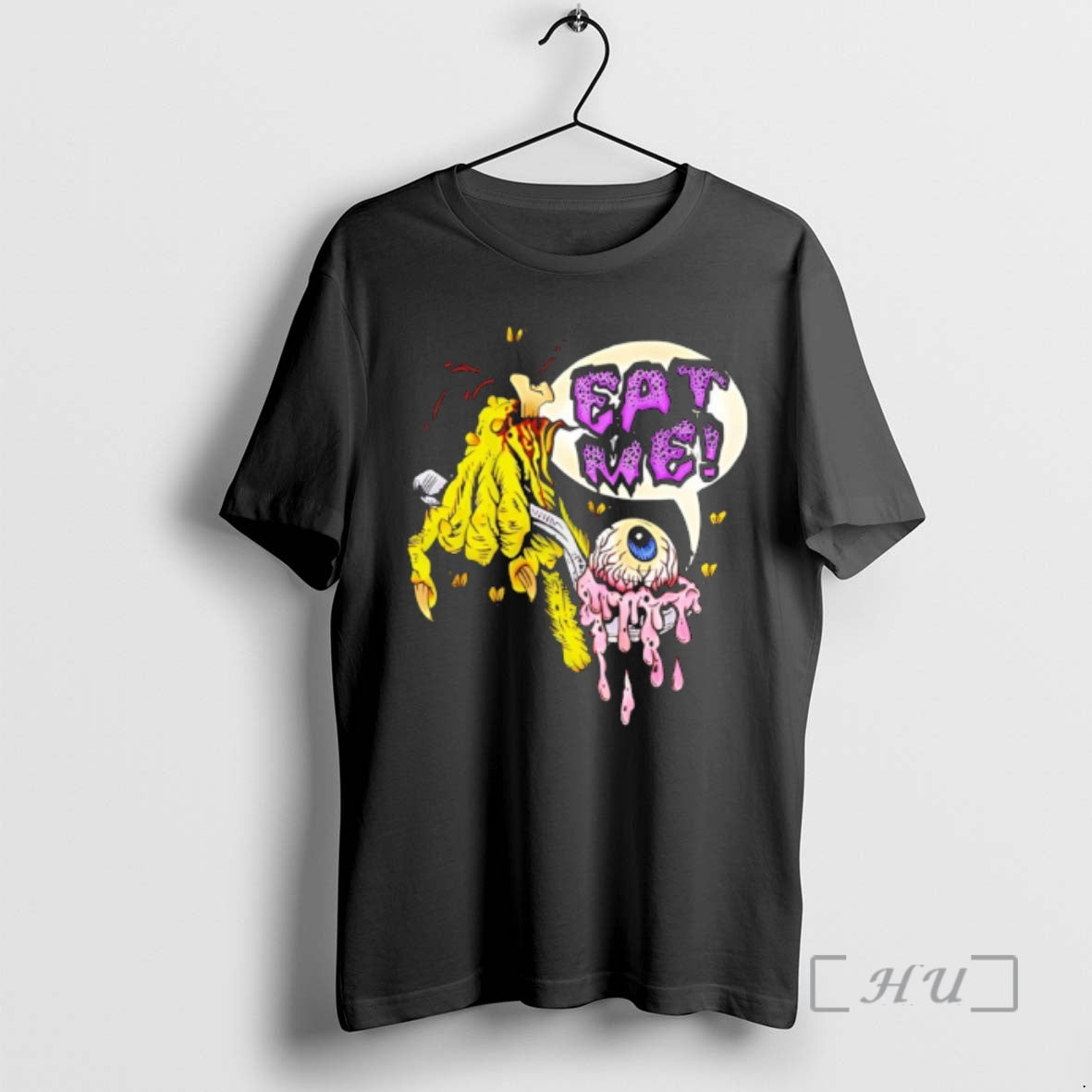 Officials Eat Me Eyes Zombie Goat Cartoon T-Shirts, Hoodie, Sweatshirt | PureTeeCo.com