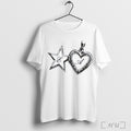Officials Eileen Alister The Locket Star Heart T Shirt