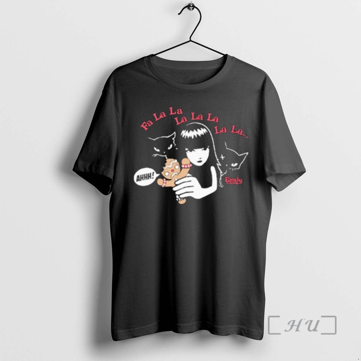 Officials Emily The Strange Strangerous Fa La Ahhh Gingerbread Christmas T-Shirts, Hoodie, Sweatshirt | PureTeeCo.com