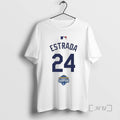 Officials Estrada 24 Back To Back Champs World Champions T-Shirts, Hoodie, Sweatshirt | PureTeeCo.com