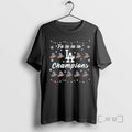 Officials Fa La La La Los Angeles Dodgers 2025 World Series Champions Christmas Premium T-Shirts, Hoodie, Sweatshirt