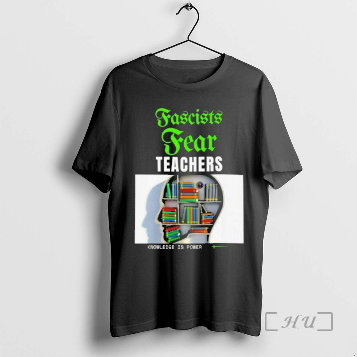 Officials Fascists Fear Teachers Knowledge Is Power T-Shirts, Hoodie, Sweatshirt | PureTeeCo.com