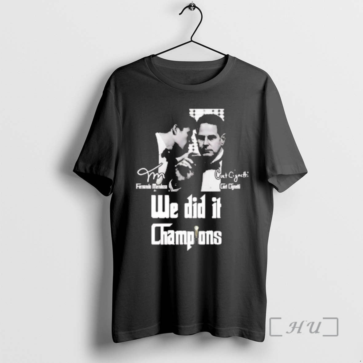 Officials Fernando Mendoza And Curt Cignetti We Did It Champions T-Shirts, Hoodie, Sweatshirt | PureTeeCo.com