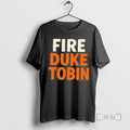 Officials Fire Duke Tobin Text Simple T-Shirts, Hoodie, Sweatshirt | PureTeeCo.com
